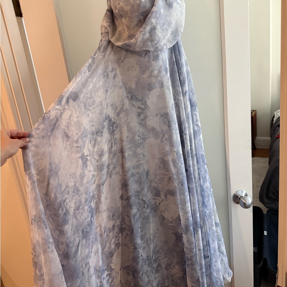 Jenny Yoo Soft Blue Gown